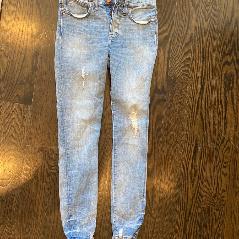 Madewell 9 inch high rise skinny jeans